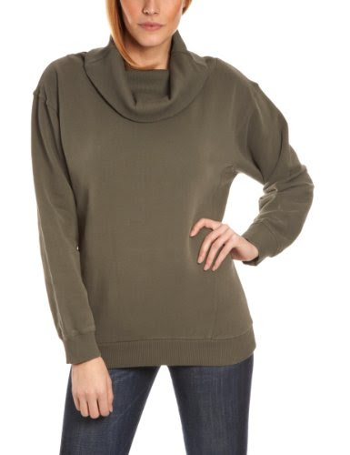 Best Reviews Puma Women's Wide Neck Sweater Thyme 552574-02 Small
