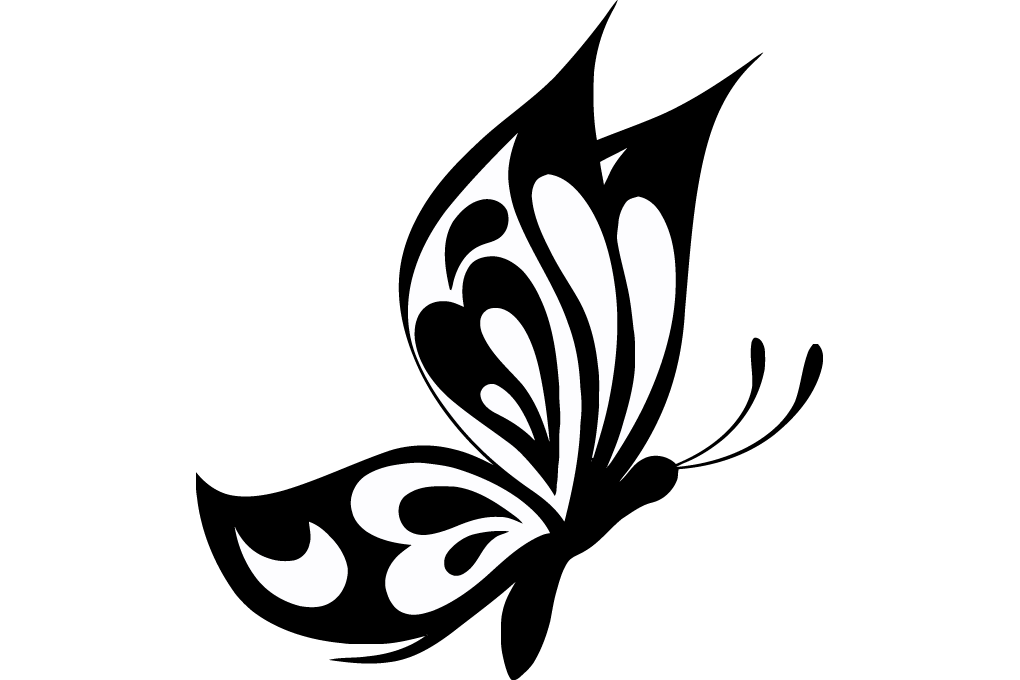 Free Free 252 Sketch Half Butterfly Half Flower Svg SVG PNG EPS DXF File