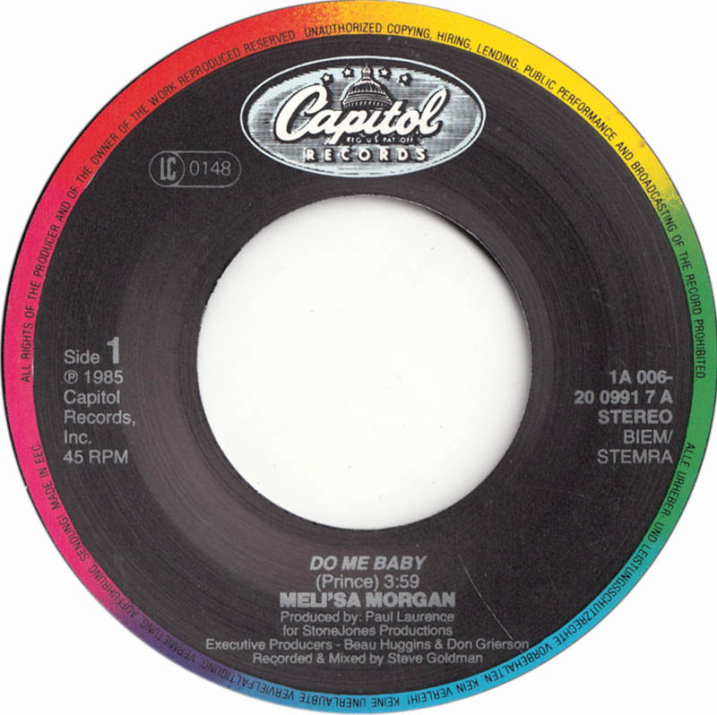 45cat Meli Sa Morgan Do Me Baby Do Me Baby Interlude Capitol Netherlands 1a 006 20 0991 7