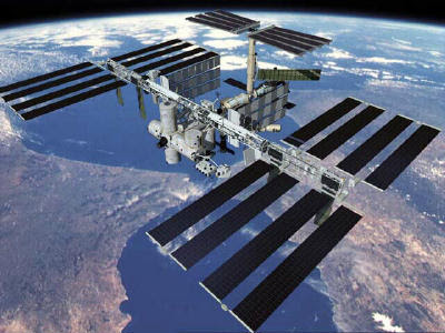 Stasiun luar angkasa internasional bernilai 100 milyar dollar USA.