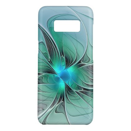 Abstract With Blue, Modern Fractal Art Case-Mate Samsung Galaxy S8 Case