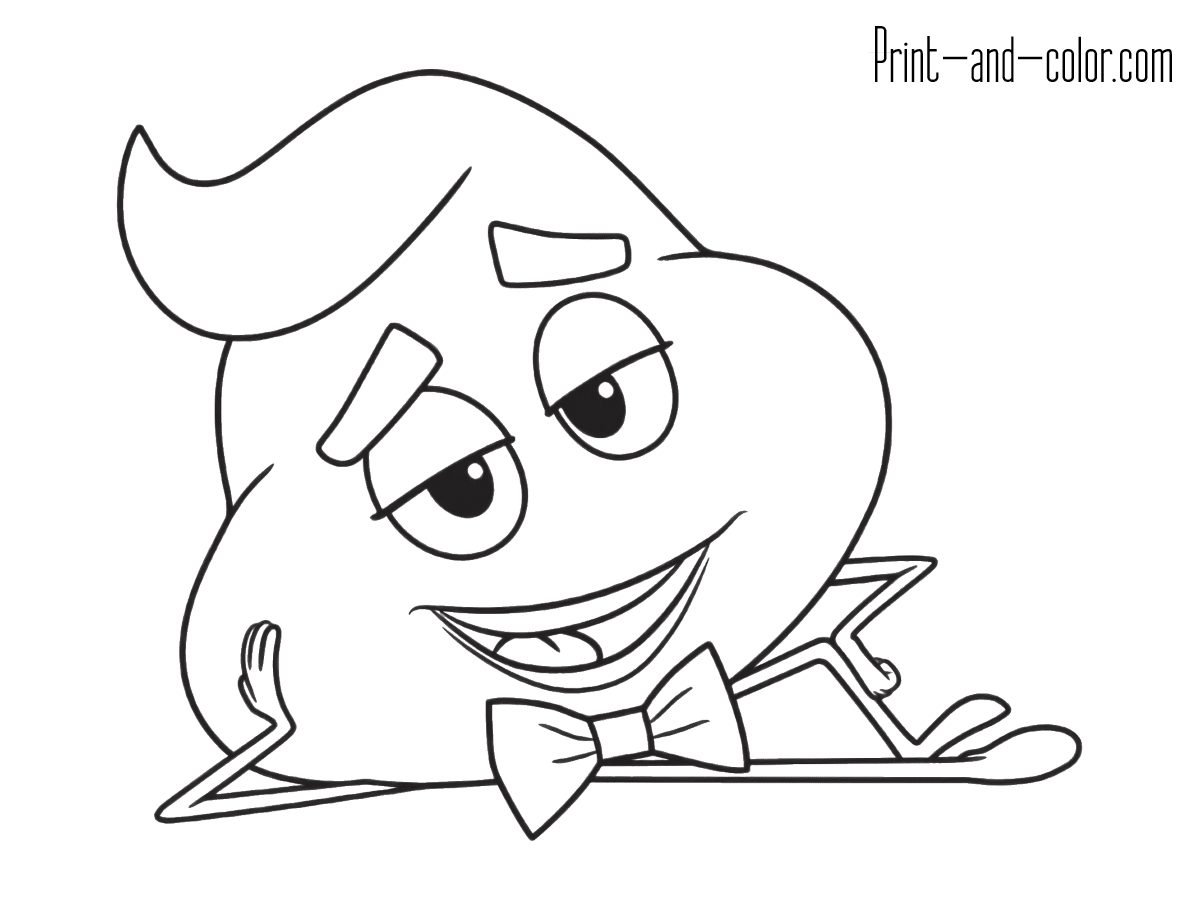 emoji coloring pages print and colorcom
