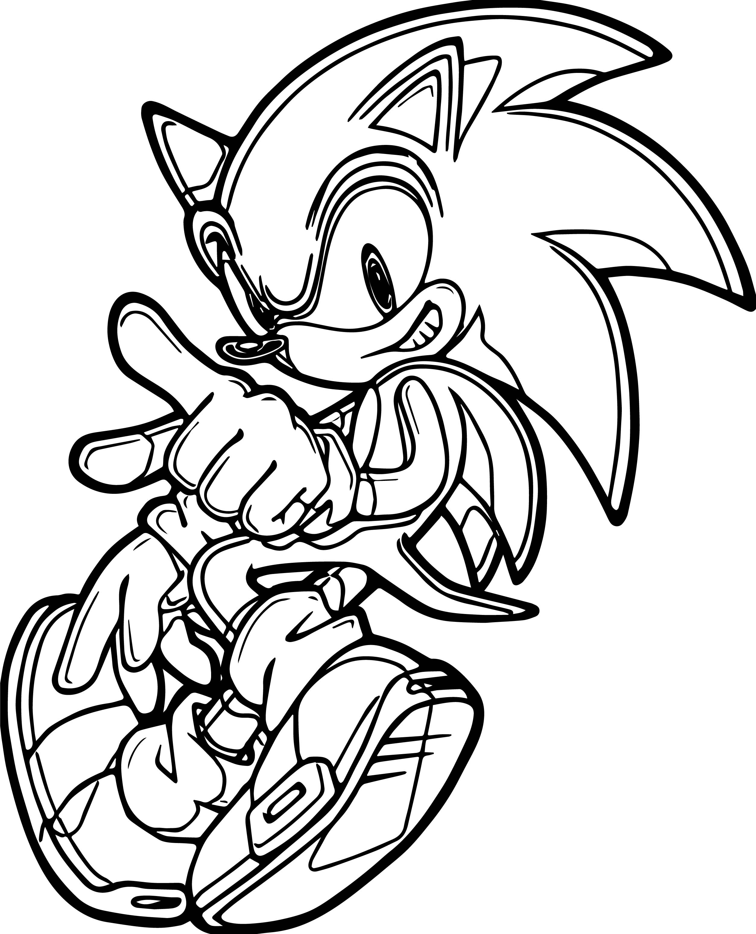 Sonic The Hedgehog Dance Coloring Page  Wecoloringpage.com