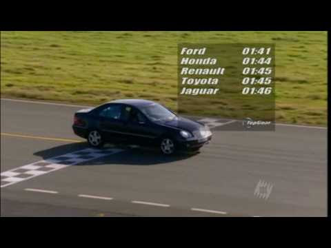Top Gear Power Laps - midrange sedans (Ford, BMW, Mercedes, Honda, Toyota, extrusion)
