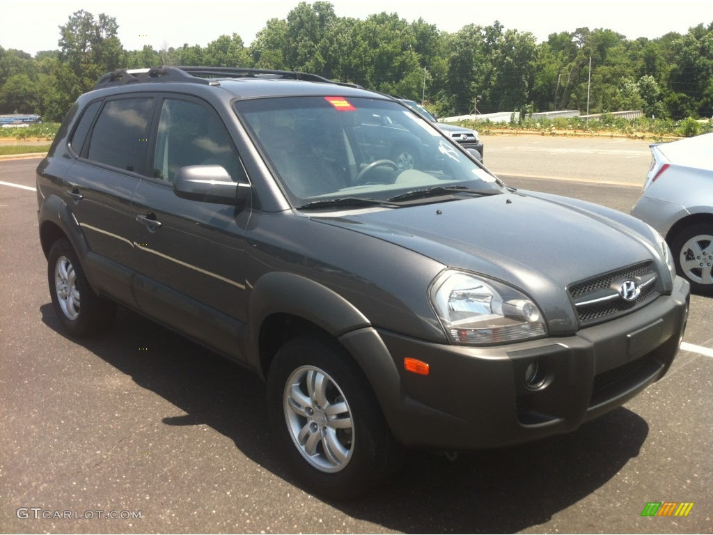 2008 Dark Titanium Gray Hyundai Tucson SE #82895888 Photo #2  GTCarLot