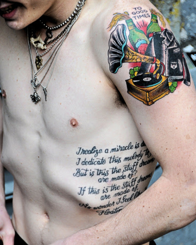 It's a lyric from a Chameleons UK song, Second Skin, where Mark Burgess 