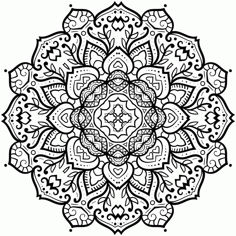 Download Adult Coloring Pages Mandalas - Coloring Home