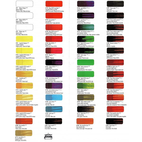 Material Bellas Artes - Pintura - Oleos Titan Goya para 