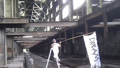 Jose with the dream flag