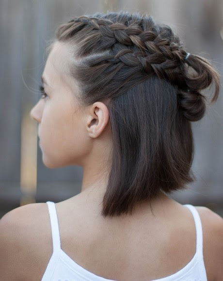 Kurze haare zopf