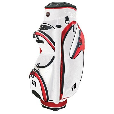 Best Review for Masters MB-T540 Cart Bag - White/Red, 9.5 Inch