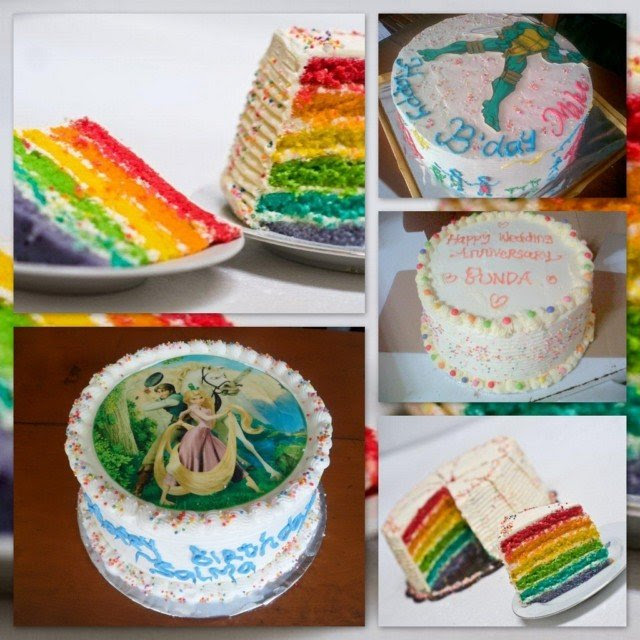 Rainbow Cake untuk Ulang Tahun  CupcakesJakarta.com