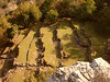 Huge terraces under Alama