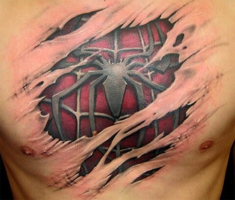 People love to get tattoos that are eye catching and this 