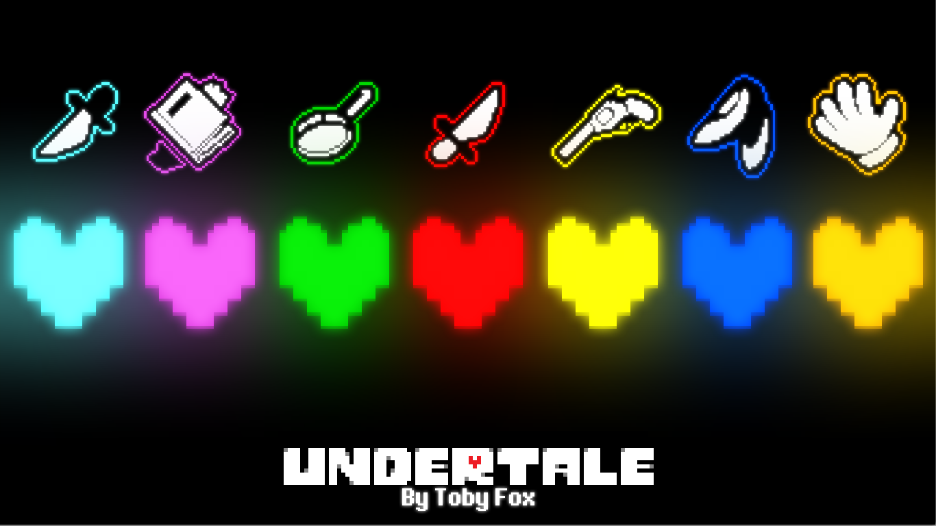 Made An Undertale Wallpaper Of The 6 Souls Undertale