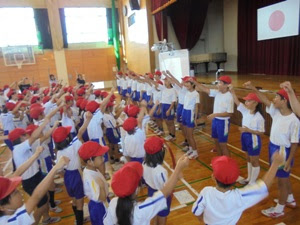 運動会の応援練習開始 福井大学教育学部附属義務教育学校