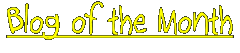 Blog of the Month