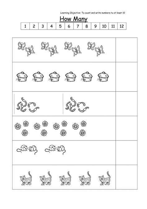  free number worksheets for kindergarten 101 activity