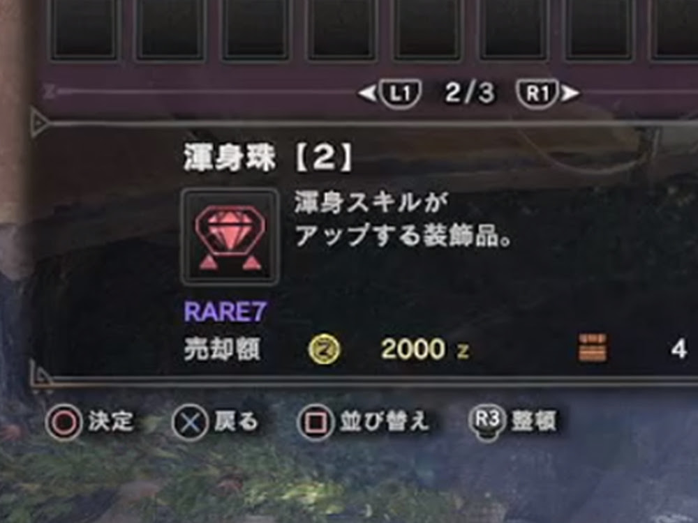 レア7 装飾品 グレードa Mhw