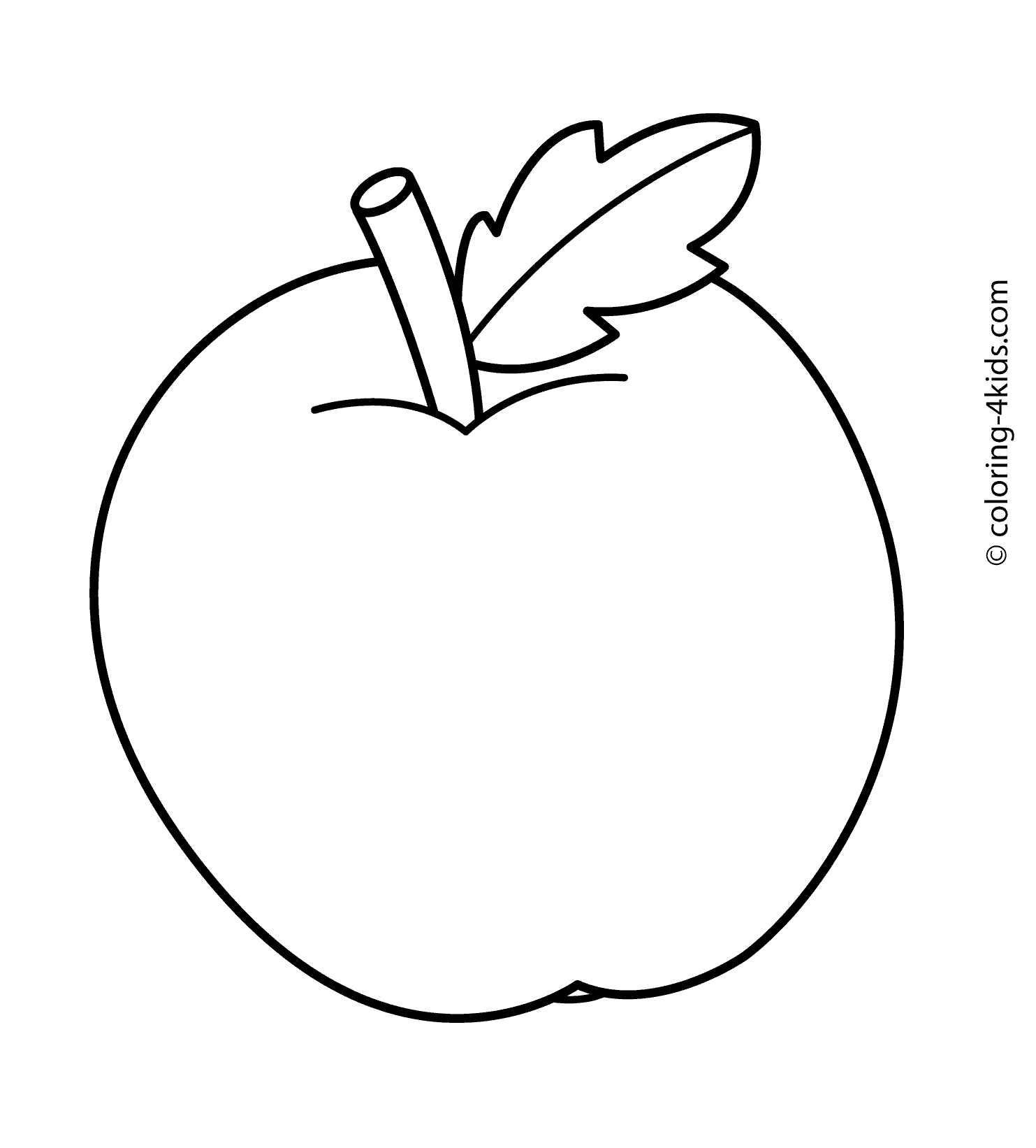 Simple Coloring Pages Kidsuki
