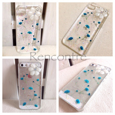 涼しげ ｉｐｈｏｎｅケース お友達も作ったよ Cocoとハンドメイド