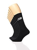 New Balance Pack x 6 Calcetines Nbu01N (Negro)