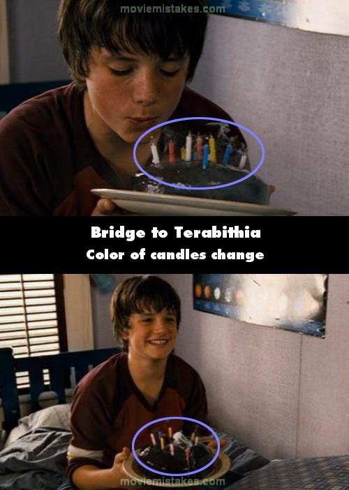 Bridge to Terabithia movie mistake picture 4