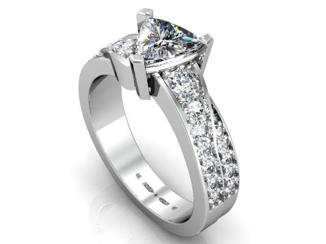 Trillion Diamonds Discount | Trillion Diamond Ring Dallas Texas Custom ...