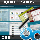 FlexiAdmin Control Panel Liquid 4 Skins