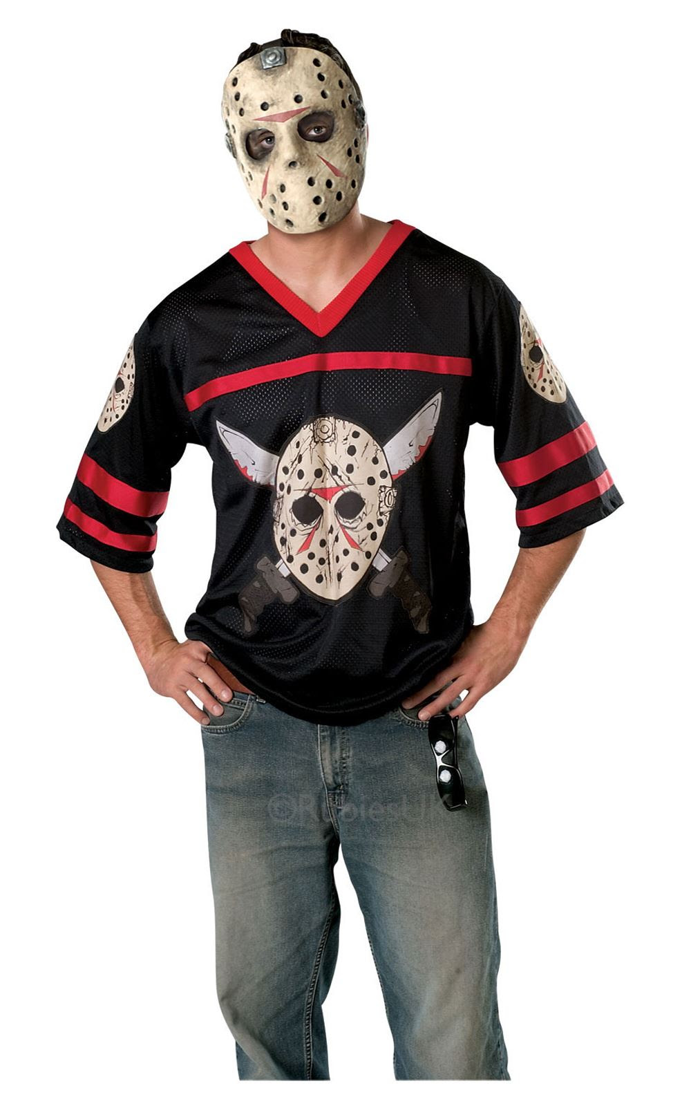 Mens Jason Voorhees Friday 13th Hockey Shirt Mask Mens Jason Voorhees Friday 13th Hockey Shirt Mask