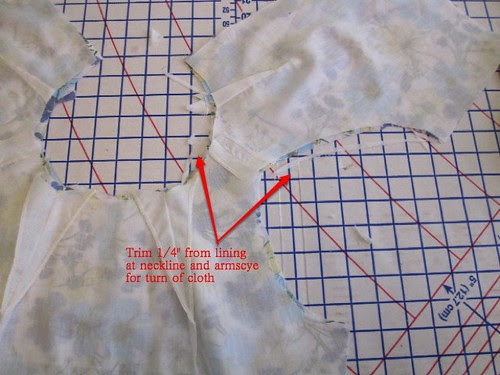 Trim Neckline and Armscye