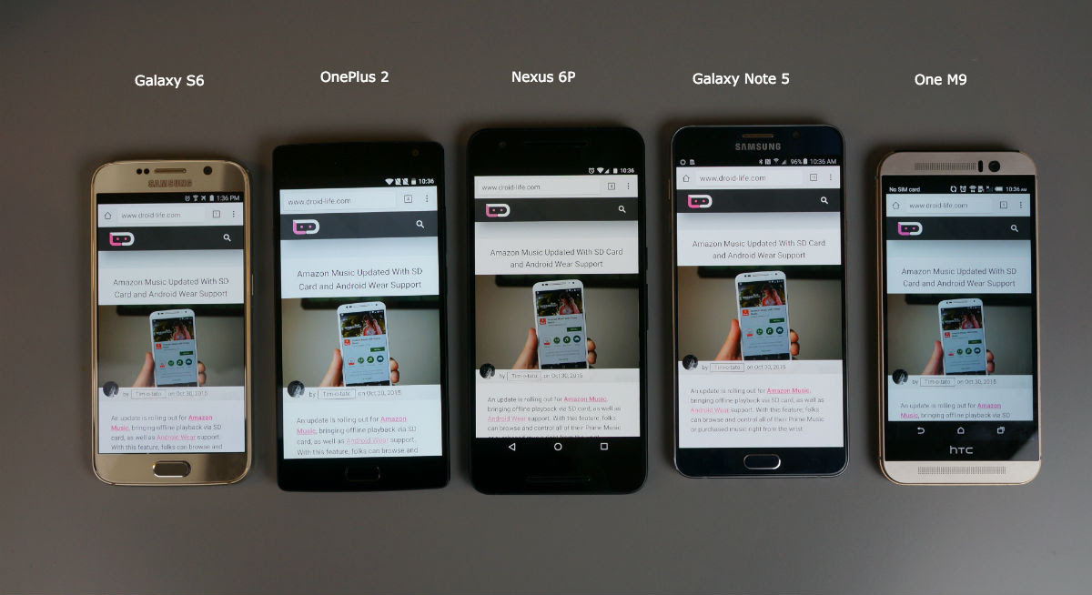 Displays Nexus 6P