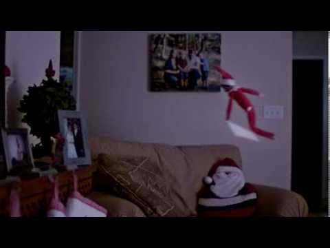The Elf on the Shelf caught flying and getting into trouble - YouTube