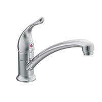 Moen 7423 Chateau Chrome One-Handle Low Arc Kitchen Faucet (Not CA / VT Compliant)