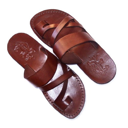 adultschildren Genuine Leather Biblical Sandals  Flip flops (Jesus ...