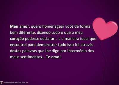 Frases bonitas de aniversário para marido