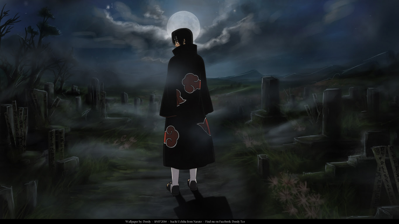 Naruto Wallpaper: Dark Itachi - Minitokyo