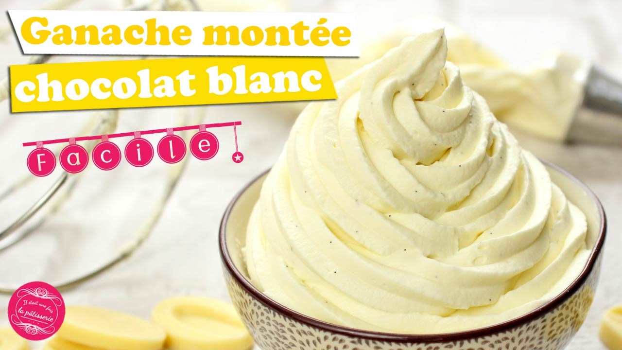 Recette de Ganache au chocolat blanc facile et rapide