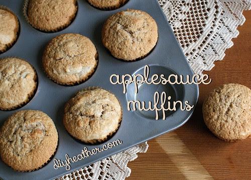 Applesauce Muffins by Digital Heather