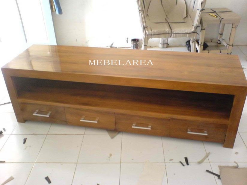 Meja Tv Minimalis Kayu Jati Solid Desain Modern Mebel Jepara Meja Tv Minimalis Kayu Jati Solid Desain Modern Mebel Jepara