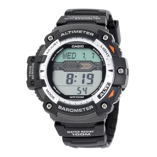 Casio Men's SGW300H-1AVCF Twin Sensor Multi-Function Digital Sport Watch