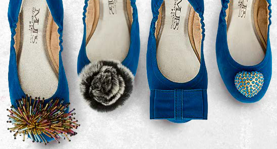 blue shoes