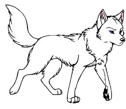 Anime Wolf Drawing at GetDrawings | Free download