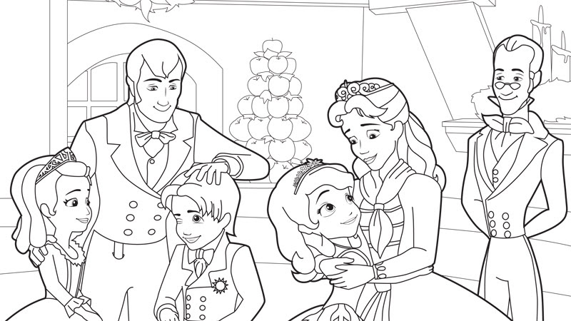 Sofia-the-First-Coloring-2  Coloring Kids