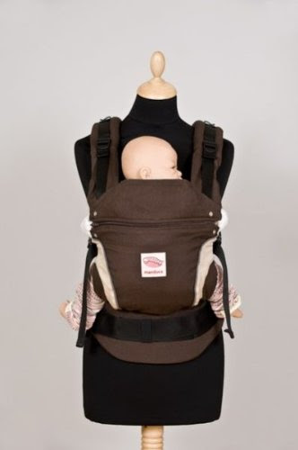 Manduca Babytrage, Bauchtrage, Rückentrage Farbe braun