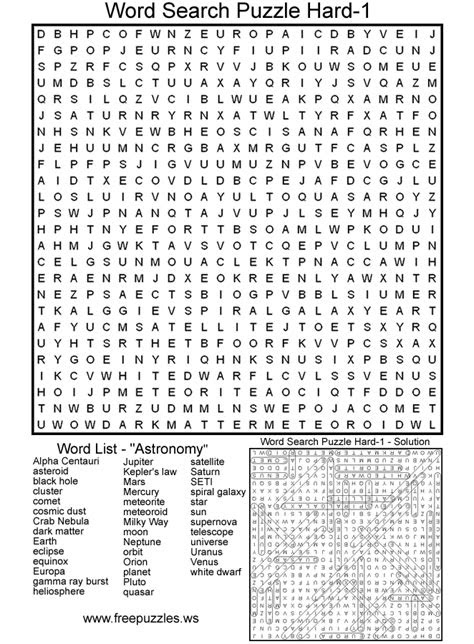 Crossword puzzles can be fun, challenging and educational. hard printable word searches for adults word search puzzles hard word