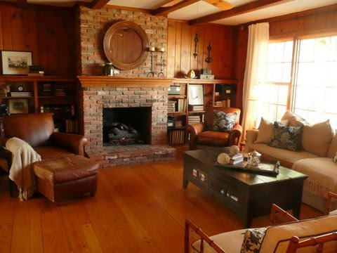Knotty pine trim