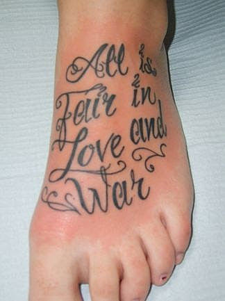 women foot tattoo design In the past, tattoos feet tend to the little things