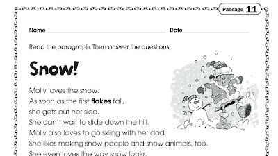 Reading Comprehension Passages With Questions And Answers For Grade 3
Pdf