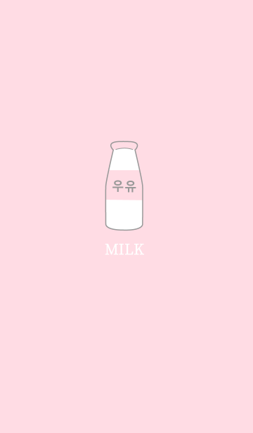 韓国語ピンク牛乳瓶 Line着せかえ 360円